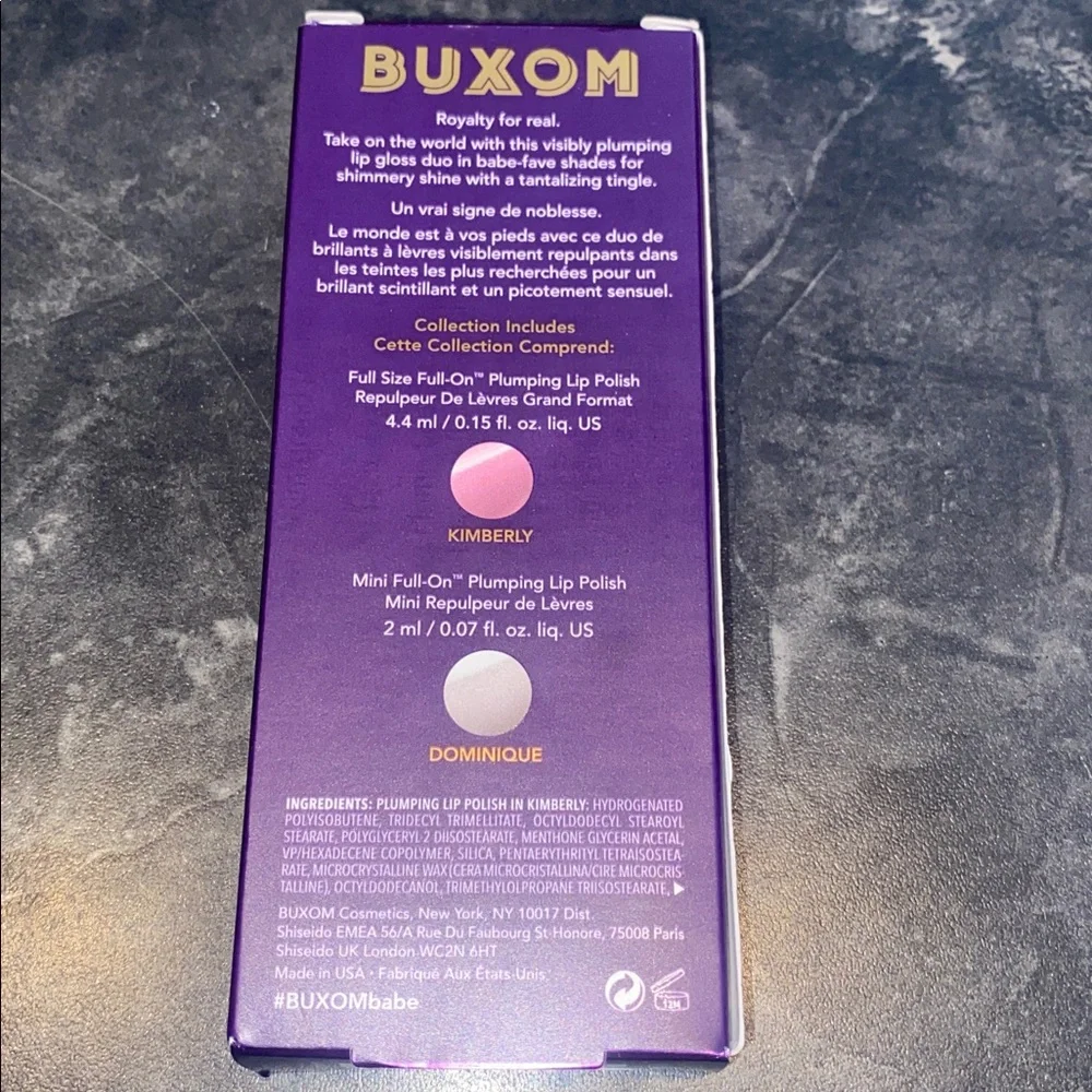 Buxom Regal Realness Plumping Lip 👄 Gloss Set